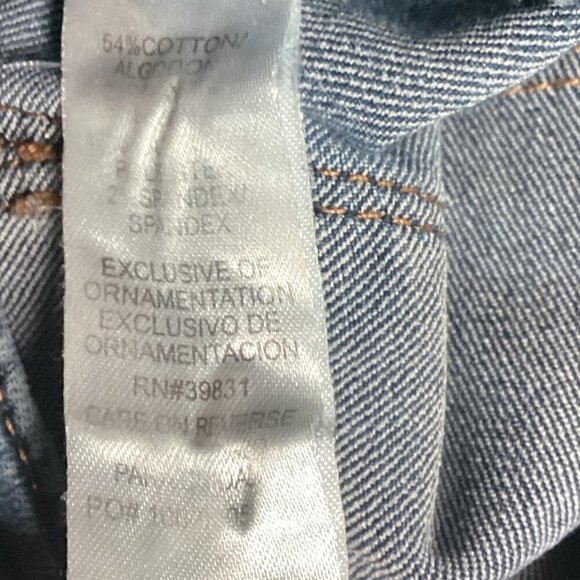 Wit & Wisdom Ab-Solution Skinny Ankle Jeans Lt-Med Wash Sz 4 (30.5x30) Blue 186A - Picture 10 of 11